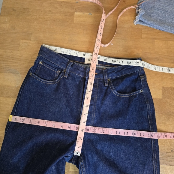 Sezane Dark Blue Indigo Denim High Rise 28 | Non stretch - Picture 11 of 13